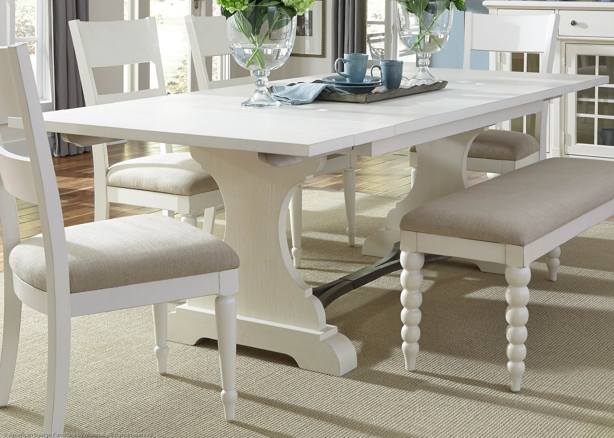 Potomac Casual Table Pic 2 (Heading Trestle Table)